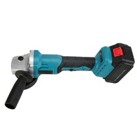 Machine à polir industrielle électrique 18V au Lithium pour bricolage Meuleuse d'angle à chargement sans fil Interrupteur à glissière Outil de fraisage à piles