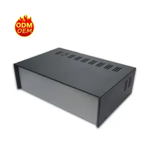 Anodized aluminum control box