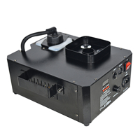 Machine à fumée LED MOKE 1000W avec 4x1W lumières RGB, télécommande sans fil DMX512, générateur de fumée portable pour scène, fête, club, mariage