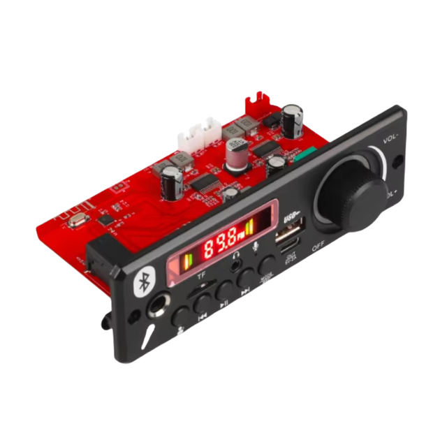 BT 5.0 MP3 Decoder Board 2*80W 160W Amplifier Audio Player 12V DIY MP3 Player Car FM Radio Module TF USB Mic Record Call