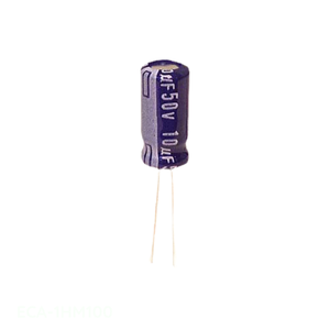 Distribuidor Autorizado, Condensador de Aluminio ECA-1HM100 de 10 uF, 20%, 50V, Tipo RADIAL TH - Product Image 1
