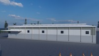 Estructura de Acero Prefabricada de Calibre Ligero para Almacenamiento, Garaje, Construcción Metálica, Edificio de Estructura de Acero Personalizado