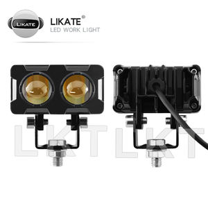 LKT, gran oferta, foco Led de 3 pulgadas de doble Color, 25W, luz de conducción Led todoterreno, faro Led para motocicleta, lente de proyector impermeable - Product Image 1