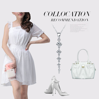 SN76 Vente en gros de bijoux personnalisés, accessoires de mode pour femmes, collier en argent sterling 925