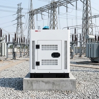 Superleise Diesel-Stromaggregate 15kVA bis 12kVA Tragbare Generatoren 1-Phasig 3-Phasig 50/60Hz Frequenz Geräuscharm 12kW Einheit