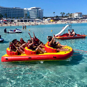 Tube <span class=keywords><strong>de</strong></span> <span class=keywords><strong>ski</strong></span> gonflable pour sports nautiques, glissière à dérive, <span class=keywords><strong>7</strong></span> ou 11 places / Sports nautiques gonflables, Crazy Towable UFO - Product Image 1