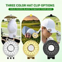 Marqueur de balle de golf personnalisé avec logo, clip magnétique pour chapeau, pour hommes et femmes golfeurs, amovible, se fixe