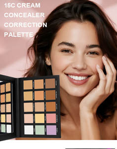 Palette de correcteur crème haute définition, 15 couleurs, imperméable, vegan, sans cruauté, longue tenue, personnalisable avec logo, vente en gros - Product Image 2