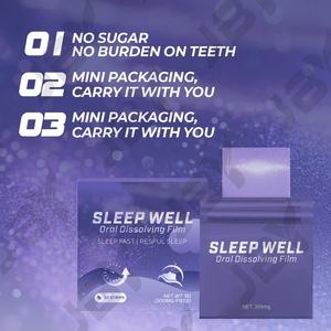 <span class=keywords><strong>Film</strong></span> oral à dissolution rapide à la mélatonine avec L-théanine pour la relaxation et le soutien contre l'insomnie, marque privée JBY OEM ODM - Product Image 3