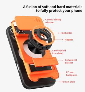 Funda para Teléfono con Ventana Deslizante para OPPO K31 Pro Plus F29, Soporte Giratorio de 360 Grados, Funda Protectora Antigolpes Compatible con REALME P4X P3 ULTRA - Product Image 3