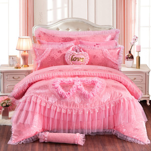 Parure de lit de luxe classique 200TC 4 pièces pour la maison et l'hôtel, ensemble de couette et couvre-lit pour lit King/Queen, idéal pour les mariages - Product Image 4