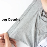 Culotte de sous-vêtement en tissu modal sans coutures pour hommes Boxer taille moyenne à haute élasticité et respirant parfait pour les vêtements quotidiens et de sport