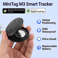 Traceur de localisation pour les navetteurs, carte de suivi de portefeuille à double système 'Find My', carte localisatrice pour Android, porte-clés, ultra-mince 7mm, portable