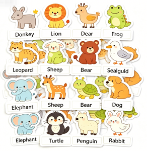 Pegatinas Personalizadas al por Mayor, Pegatinas para Aprender Palabras en Inglés, Etiquetas, Etiquetas de Productos, Impresión de Tarjetas de Papel con Pegatinas Troqueladas para Promoción - Product Image 4