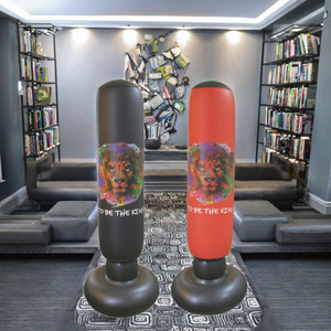 <span class=keywords><strong>Sac</strong></span> <span class=keywords><strong>de</strong></span> <span class=keywords><strong>frappe</strong></span> gonflable pour enfant fort pour la pratique du kickboxing <span class=keywords><strong>Sac</strong></span> <span class=keywords><strong>de</strong></span> boxe gonflable Lion rouge/noir <span class=keywords><strong>Sac</strong></span> <span class=keywords><strong>de</strong></span> boxe gonflable <span class=keywords><strong>de</strong></span> haute qualité en vente - Product Image 2