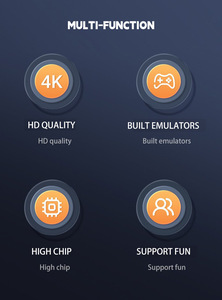 Consola de Juegos X2 Blue para el Hogar, Consola de Juegos Arcade para Dos Jugadores, 4K Inalámbrica HD para TV, Dispositivo de Juego Familiar - Product Image 4