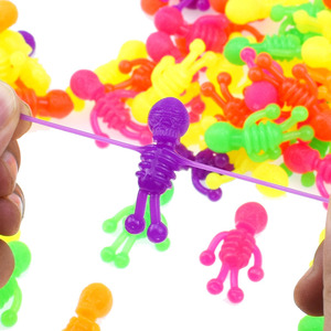 Juguetes de Esqueleto Elásticos y Pegajosos de TPR, Mini Esqueletos Coloridos para Fiestas, Juguetes para Niñas y Niños, Venta al Por Mayor 2025 - Product Image 1
