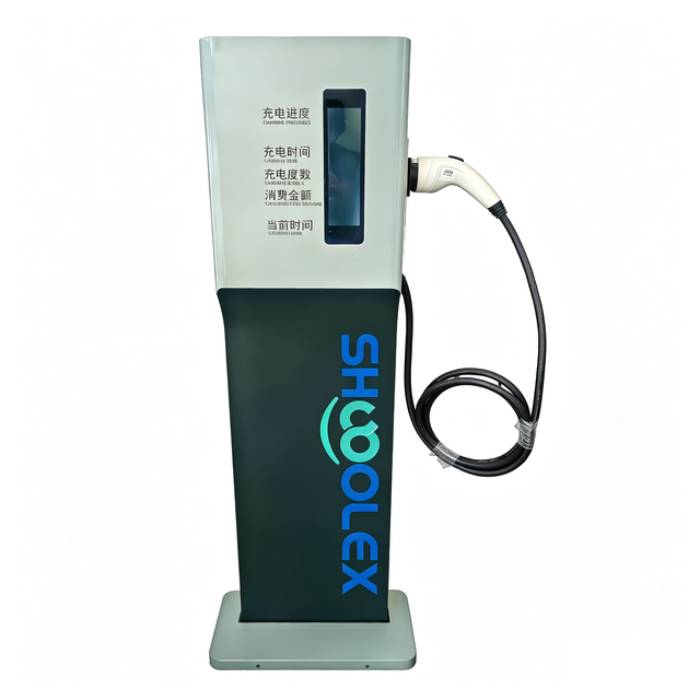 New Industrial 22kW AC EV Charging Station Floor-Stand OCPP 1.6J Smart Electric Vehicle Charger with Type 2 Cable IP54