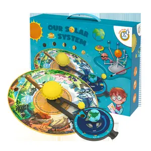 New STEM assemble kids learning educational toys Solar System Planetary Electronic Projector for toddler Teaching Aids toy