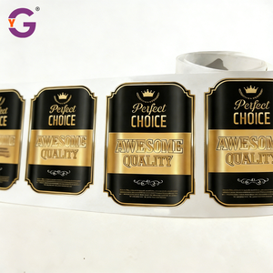 Custom Eco-Friendly Waterproof Holographic Red Wine Whiskey <strong>Vodka</strong> Bottle <strong>Label</strong> Front Back Logo Matte Textured Vinyl Foil <strong>Label</strong> - Product Image 3