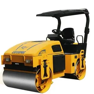 Lutong ltc3.5f 3.5ton Trọng lượng nhẹ Máy đầm rung đôi trống đường lăn với phụ tùng