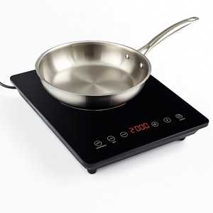 Table de cuisson à induction portable 2000W avec commande tactile et écran rétroéclairé, plaque chauffante électrique simple - Product Image 1