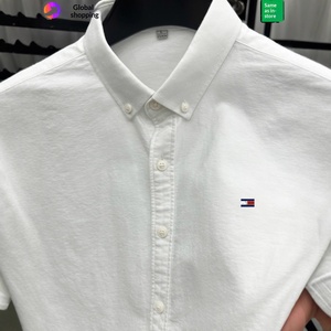 <span class=keywords><strong>Outlet</strong></span> 2025: Camicia Versatile da <span class=keywords><strong>Uomo</strong></span> in Cotone 100% Ricamato, Collo Quadrato, Manica Lunga, Stile Business Casual Primaverile - Product Image 2