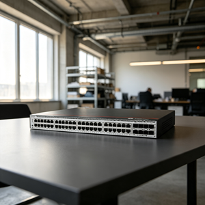 Switch Ethernet Gigabit <span class=keywords><strong>Huawei</strong></span> CloudEngine S5755-S48P8Y, 48 Puertos PoE+, 8*25GE SFP28 Uplink, Nuevo en Stock - Product Image 1