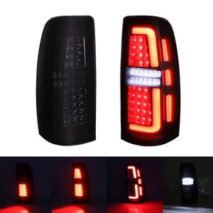 Feux arrière LED fumés en parfait état pour Silverado 1999-2002, Sierra 1500 2500 3500 1999-2003 WM-PK57, feux arrière LED neufs - Product Image 6