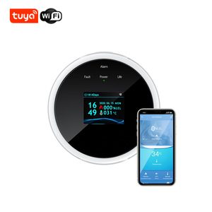Détecteur <span class=keywords><strong>de</strong></span> fuite <span class=keywords><strong>de</strong></span> gaz inflammable intelligent pour la maison, Tuya, sans fil, WiFi, détecteur <span class=keywords><strong>de</strong></span> gaz combustible avec alarme thermique - Product Image 1
