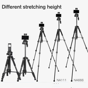 Support de <span class=keywords><strong>trépied</strong></span> professionnel robuste pour caméra, idéal pour la photographie extérieure, le streaming en direct et les vlogs, compatible Canon, Nikon, téléphone - Product Image 2