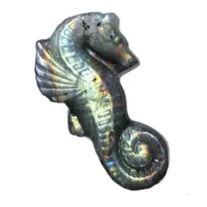 <span class=keywords><strong>Prix</strong></span> usine 4.5cm naturel Labradorite cristal Quartz sculpture cheval de mer Figurines d'animaux artisanat mignon <span class=keywords><strong>hippocampe</strong></span> ornement pierre - Product Image 3