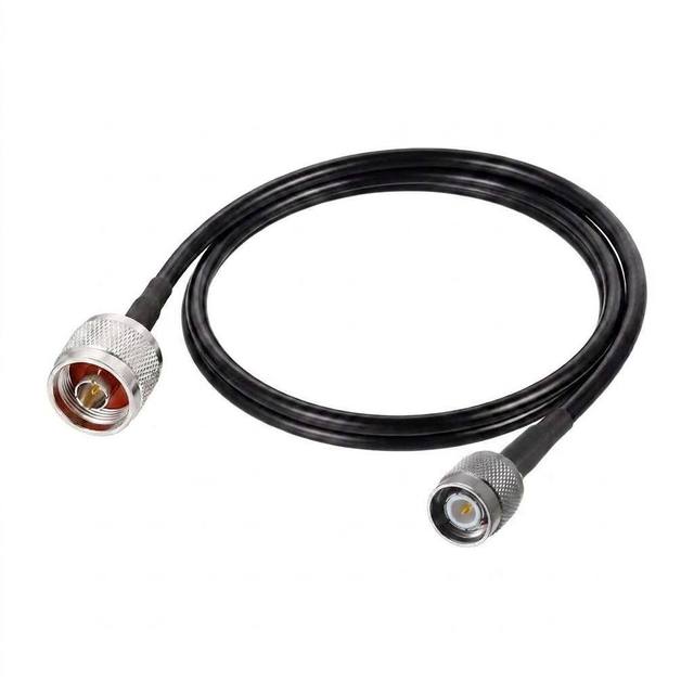Custom RG58 N Male to TNC Male RF Cable Assembly 50 Ohm Coaxial Cable for Industrial Wireless Communication Applications
