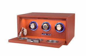 กล่องหมุนนาฬิกาอัตโนมัติ รุ่นฮาร์ดแวร์ซีรีส์ สำหรับนาฬิกาหรู คุณภาพสูงระดับมืออาชีพ เงียบ ป้องกันแม่เหล็ก - Product Image 2