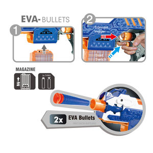 Ensemble de jouets de pistolet à air comprimé à balles souples pour enfants-Jeu de tir à fléchettes en mousse sûr avec conception de style tireur d'élite pour le jeu intérieur et extérieur de l'armée - Product Image 3