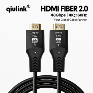 สายเคเบิลไฟเบอร์ออปติก HDMI 48Gbps 4K 60Hz ความเร็วสูงพิเศษ <span class=keywords><strong>AOC</strong></span> สำหรับโปรเจคเตอร์ ทีวี PS5 PS4 จอภาพ - Product Image 1