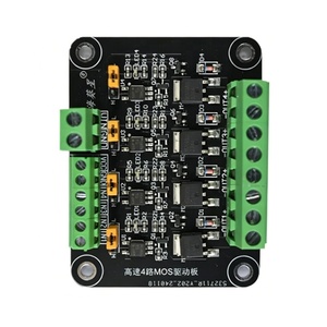 Módulo <span class=keywords><strong>MOSFET</strong></span> de 4 Canales de Alta Velocidad, Placa de Control de Amplificación de Señal Aislada con Optoacoplador para PLC y Microcontroladores - Product Image 6