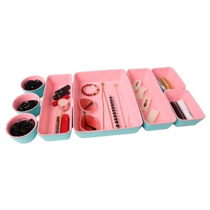 Boîtes de rangement en feutre avec couvercles pour tiroirs, organiseurs de bureau, boîtes de rangement pour loisirs créatifs, fournitures de bureau, stylos et notes - Product Image 3