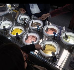 MILES GALAXY <span class=keywords><strong>PRO</strong></span> V8 Flavors Prix d'usine en vente <span class=keywords><strong>Machine</strong></span> à glace dure commerciale haut de gamme Congélateur par lots <span class=keywords><strong>Machine</strong></span> à gelato - Product Image 1