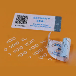 Échantillon gratuit : Étiquettes de sécurité inviolables VOID pour emballages personnalisés, conception anti-contrefaçon - Product Image 3