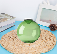 Ensemble de vases à bulbes en verre hydroponique coloré personnalisés en gros station de propagation terrarium pour plantes