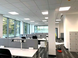 Plaques <span class=keywords><strong>de</strong></span> plafond en plâtre perforées 600x600 mm, panneaux acoustiques absorbants le son pour bureau, hôpital, école - Product Image 6