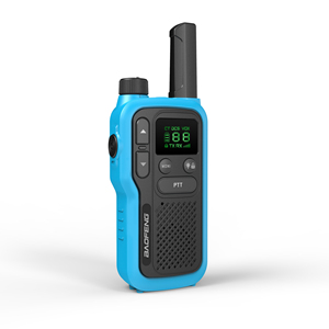 Baofeng Bf-t18 50 km công suất cao dân sự nhỏ nhỏ trẻ em màu đen 3.7V Tiếng Anh cầm tay UHF Walkie Talkie - Product Image 4