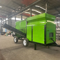 Trommel mobile de 30 mètres cubes par heure pour le gravier, le compost, les porcs et les moutons