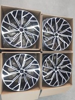 Jantes Kipardo Stock 18 19 20 21 22 pouces 5x112, finition noire usinée pour berline
