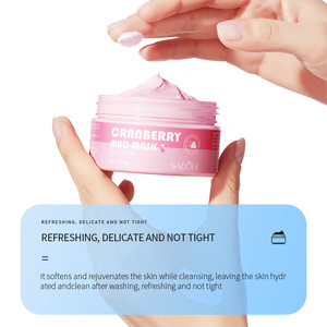 <span class=keywords><strong>Mascarilla</strong></span> Facial <span class=keywords><strong>de</strong></span> Arcilla <span class=keywords><strong>de</strong></span> Jengibre y Arándano Natural SADOER <span class=keywords><strong>de</strong></span> 100g, Hidratante, Limpiadora <span class=keywords><strong>de</strong></span> Poros, OEM ODM - Product Image 3