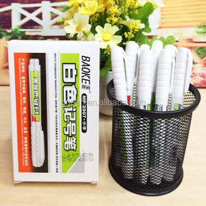 Marqueur permanent étanche de couleur blanche Marqueur <span class=keywords><strong>indélébile</strong></span> <span class=keywords><strong>blanc</strong></span> - Product Image 6