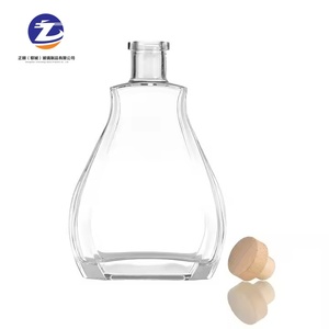 Botellas de Licor de Cristal de Corcho Premium, Gruesas, Transparentes, Herméticas, Duraderas, Conservan la Pureza y los Sabores, Calidad Visible - Product Image 2