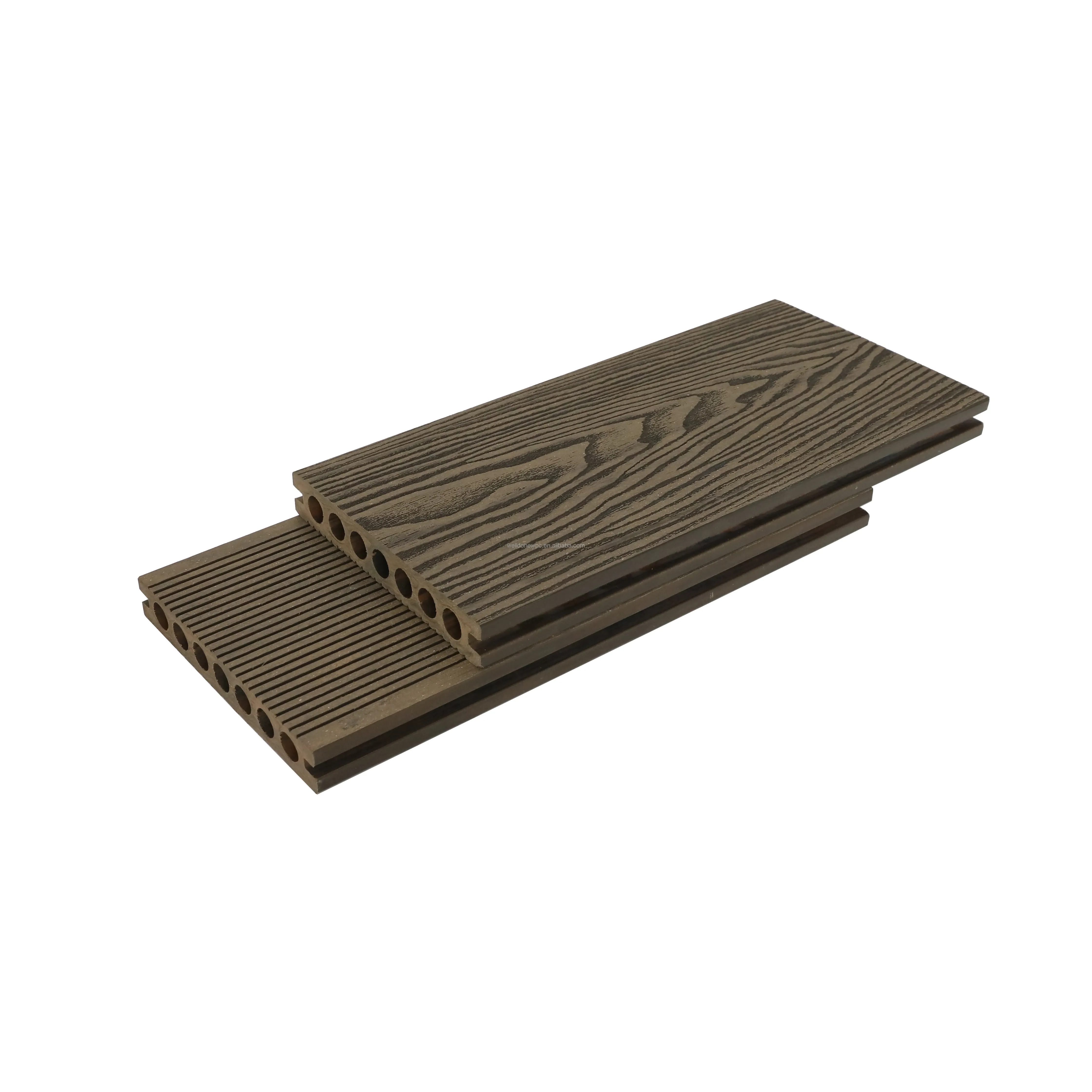 Outdoor Synthetic Wood Waterproof Interlocking Composite Decking Wood Tiles Outdoor Interlocking Floor Tiles Plank Decking Board