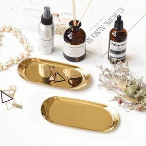 Stainless Steel Copper Silver <strong>Tray</strong> <strong>Candle</strong> Accessories Plate <strong>Candle</strong> <strong>Tray</strong> for Christmas Birthday Gifts - Product Image 6